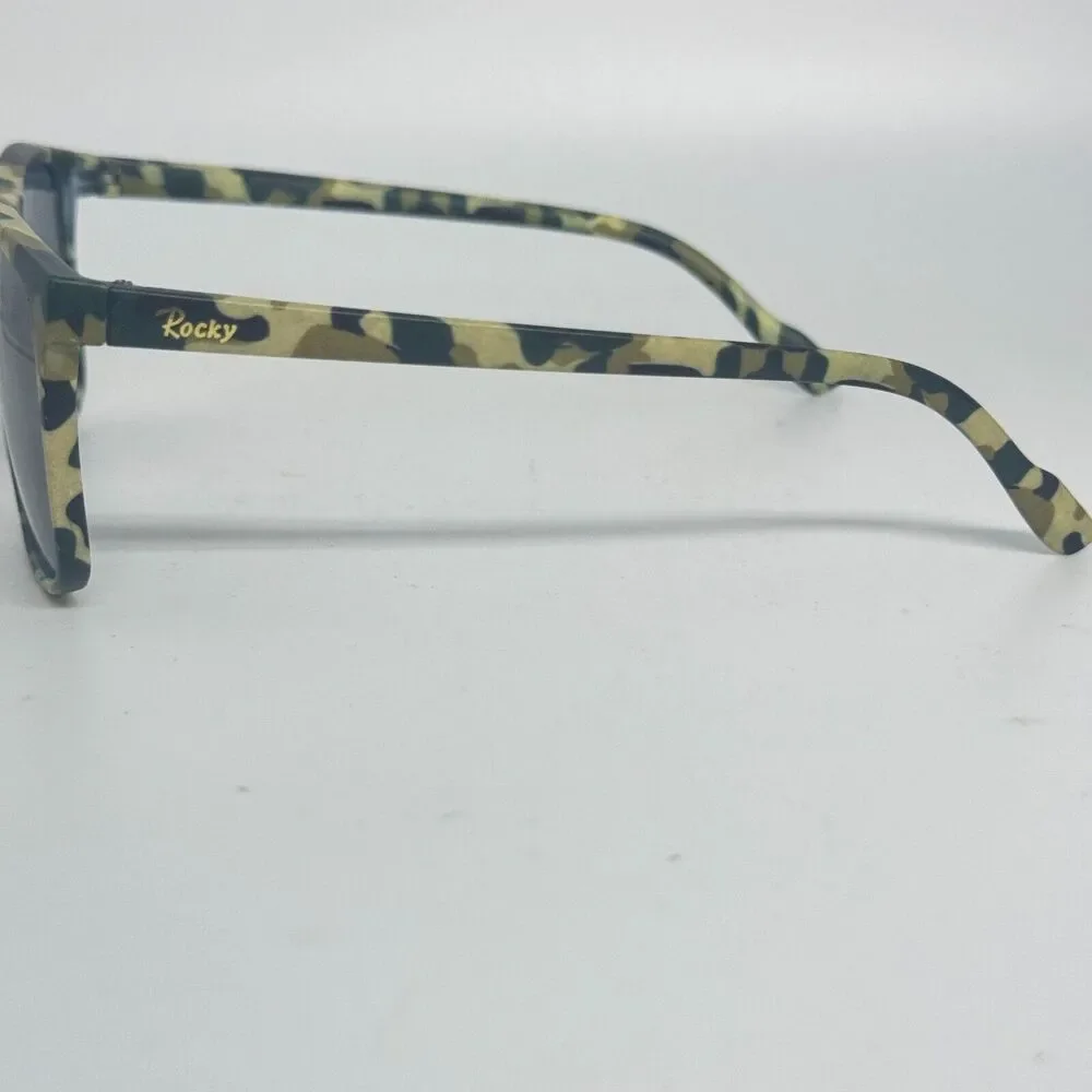 Rocky Matte Black Tortoise HD+ Grey Green Polarized New Sunglasses‎ H1225